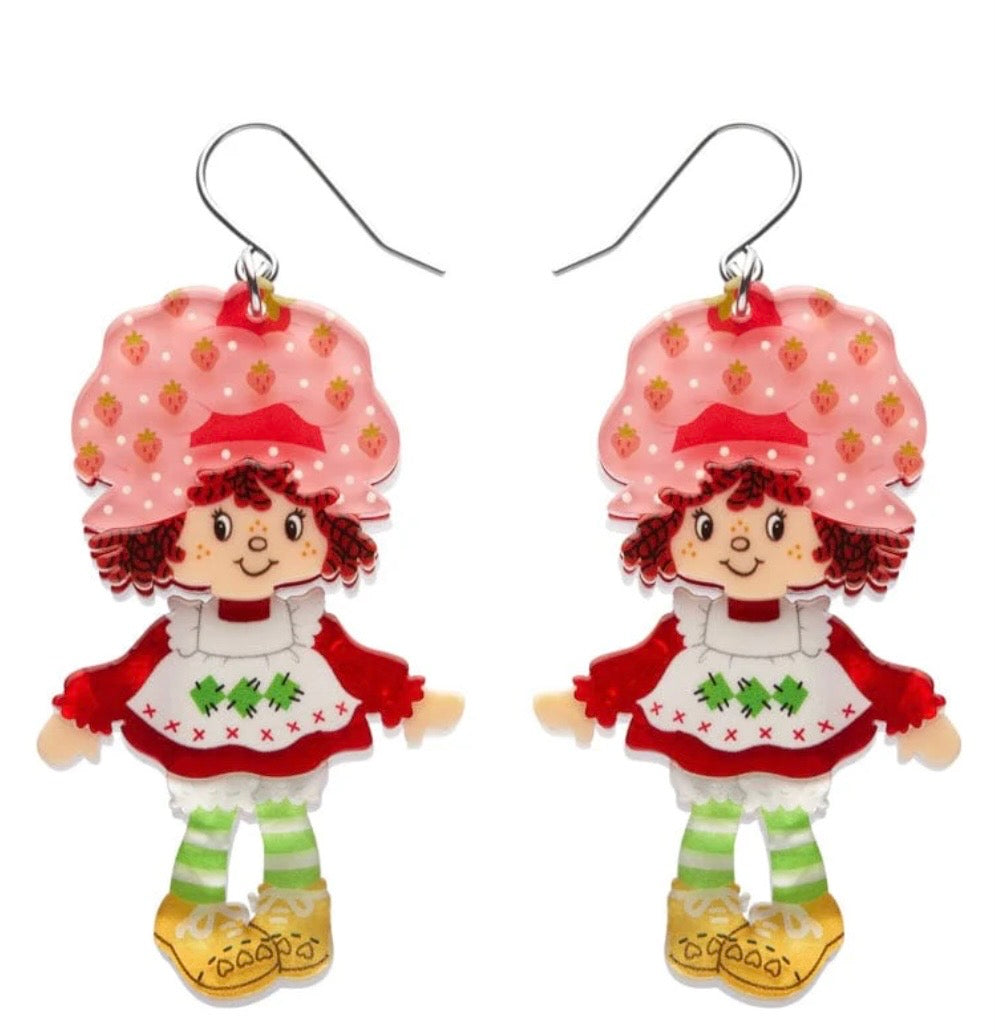 Erstwilder “Sweet Strawberry Shortcake” Drop Earrings – Boxed