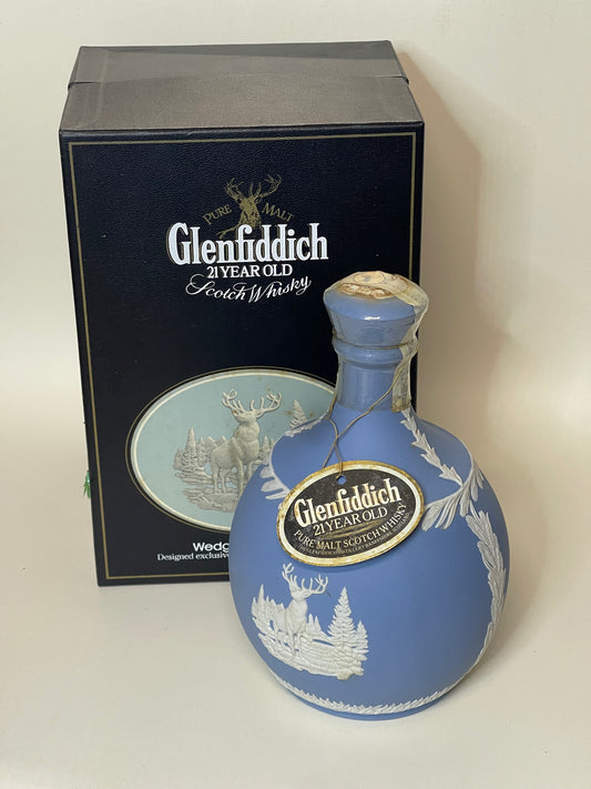 21 Year old Glenfiddich in Wedgewood Decanter