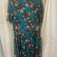 Princess Highway Teal Floral Dress – Retro Daisy Print (Size 20)