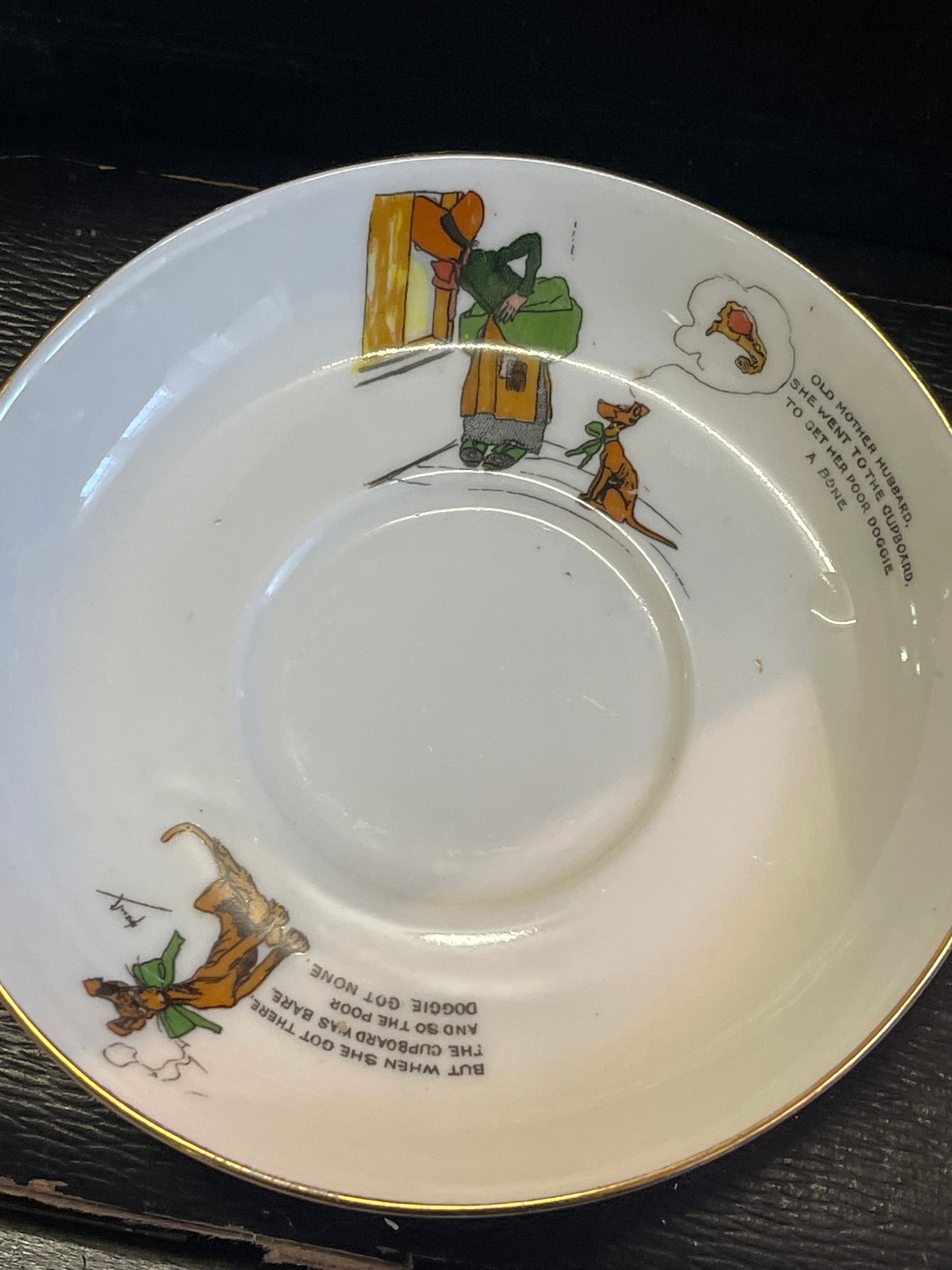 Antique child’s Nursery Rhyme teacup S & N Longton