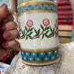 Royal Worcester Victorian Porcelain Mug – Turquoise, Pink Floral & Gilt Decoration