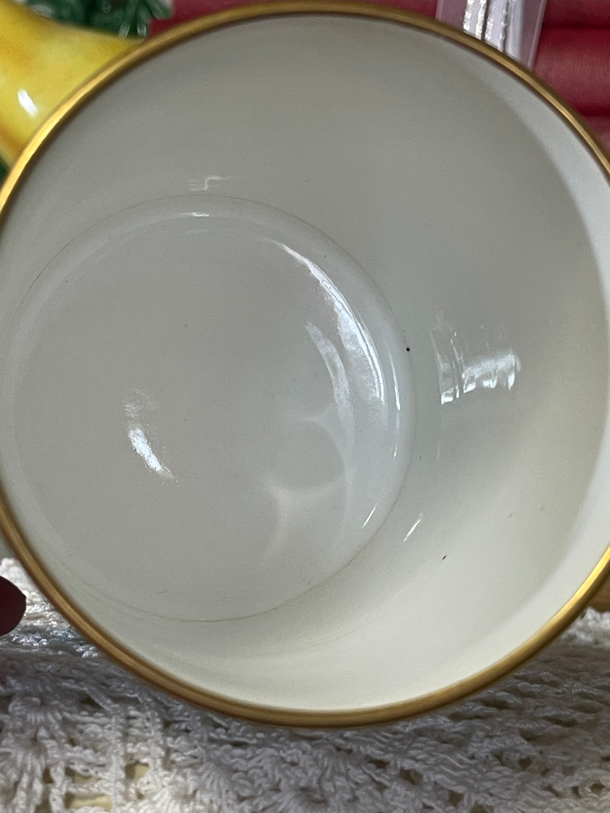 Royal Worcester Victorian Porcelain Mug – Turquoise, Pink Floral & Gilt Decoration