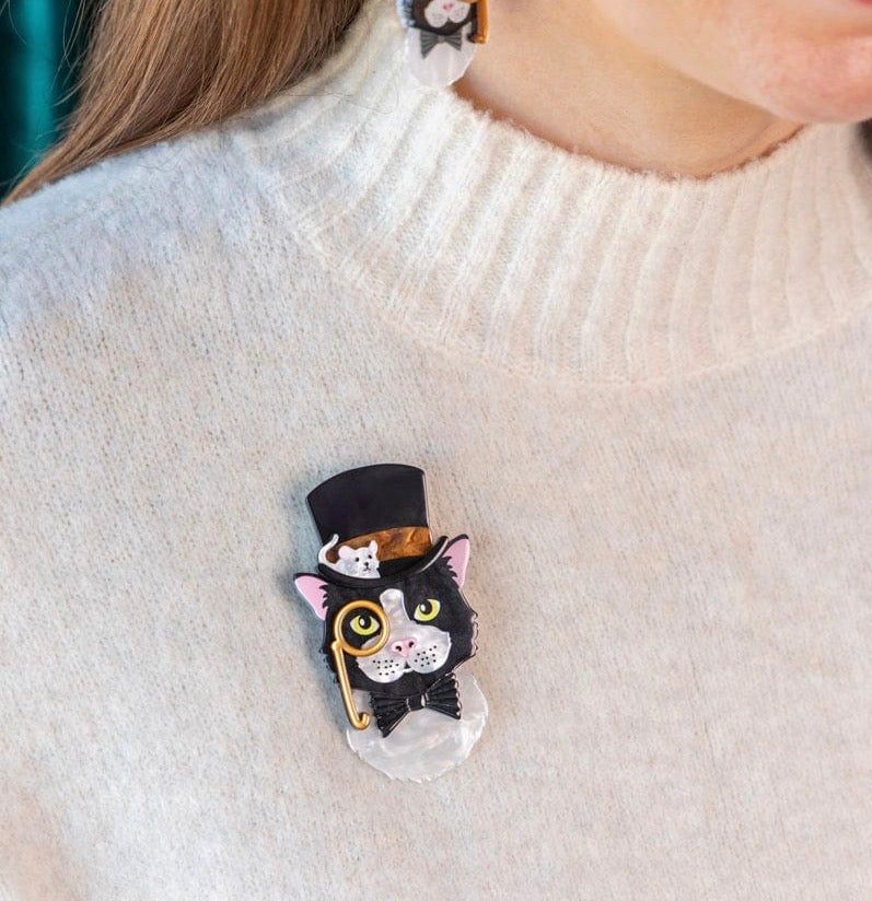 Erstwilder x Lucia Heffernan “Posh Pussycat” Brooch