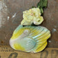 Pates Pottery Australian Wall Pocket Vase – Bird Design with Iridescent Glaze (1950s)