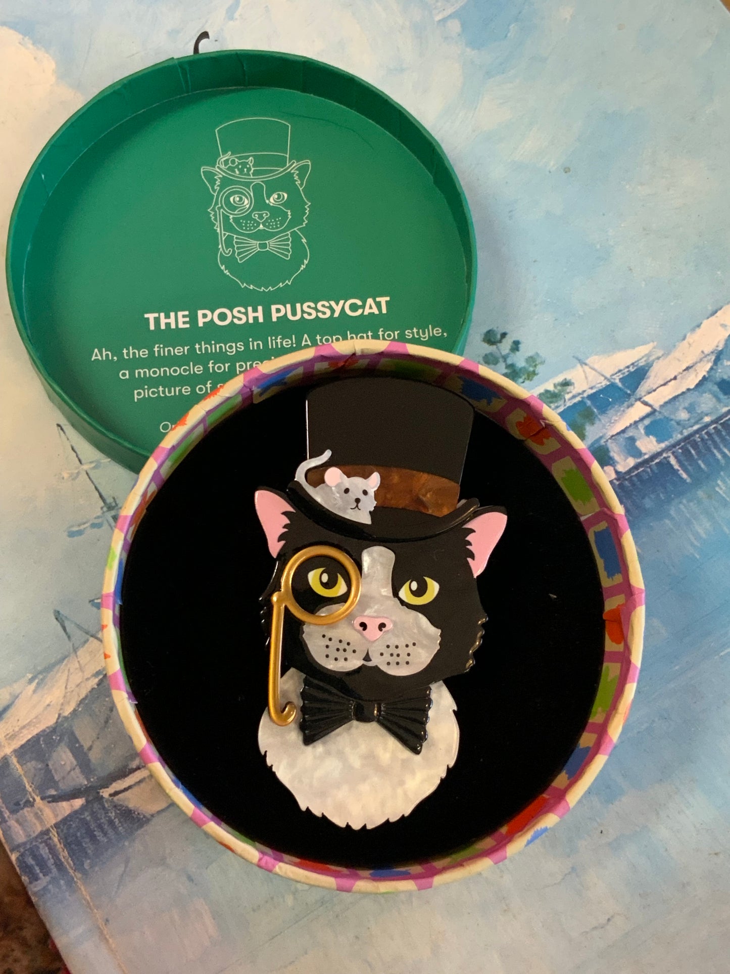 Erstwilder x Lucia Heffernan “Posh Pussycat” Brooch