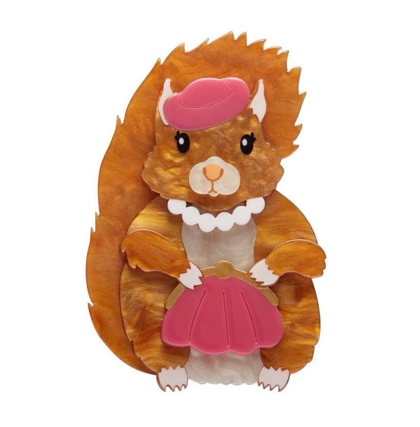 Erstwilder x Lucia Heffernan “The Sophisticated Squirrel” Brooch