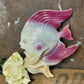 Vintage Lustre Ware Fish Wall Vase - 21cm