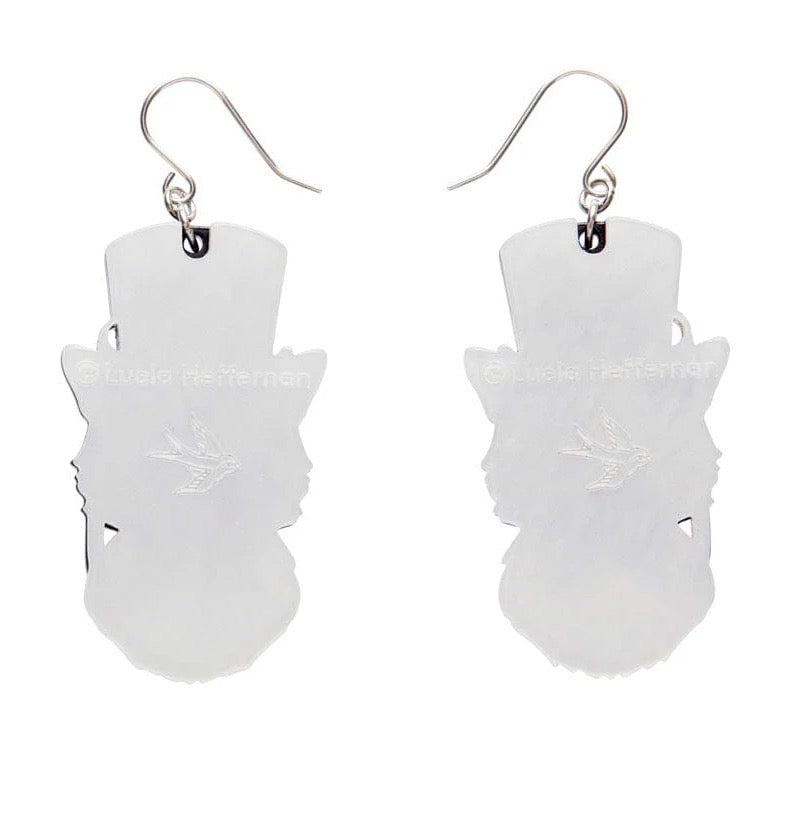 Erstwilder x Lucia Heffernan “Posh Pussycat” Drop Earrings