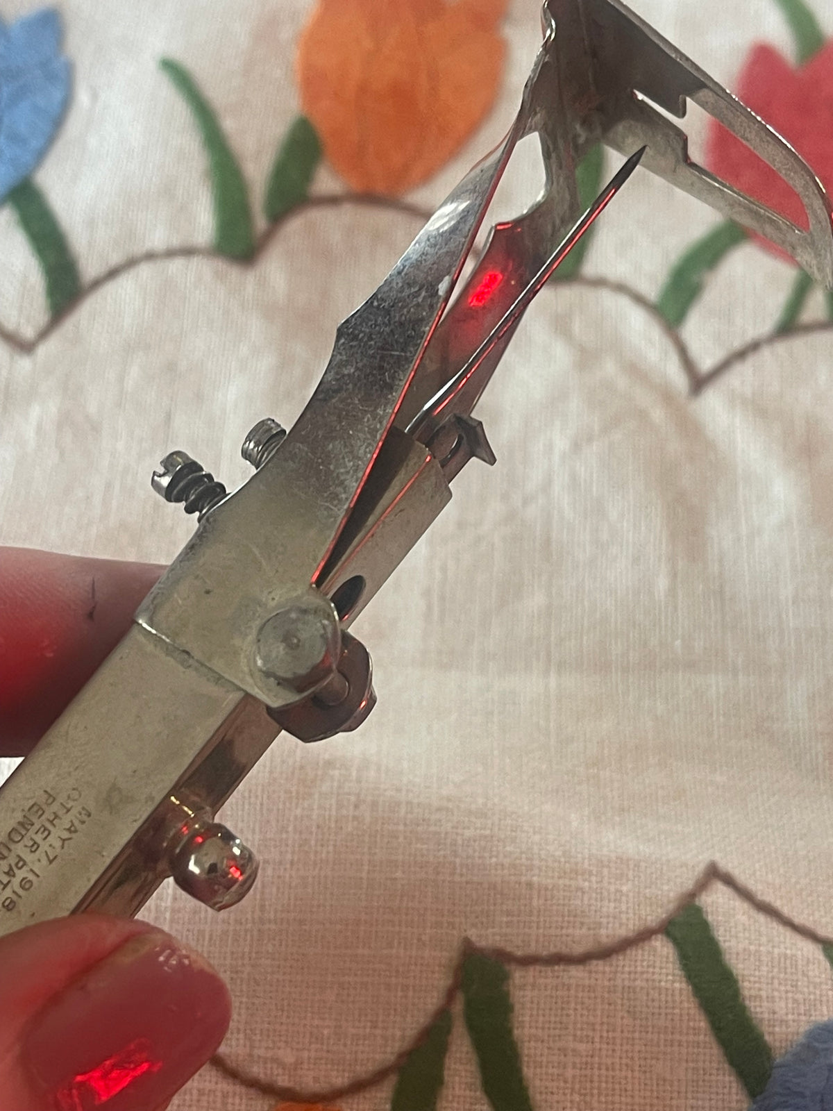 Antique Marvel Hand Embroidery Machine – c.1918–1920s