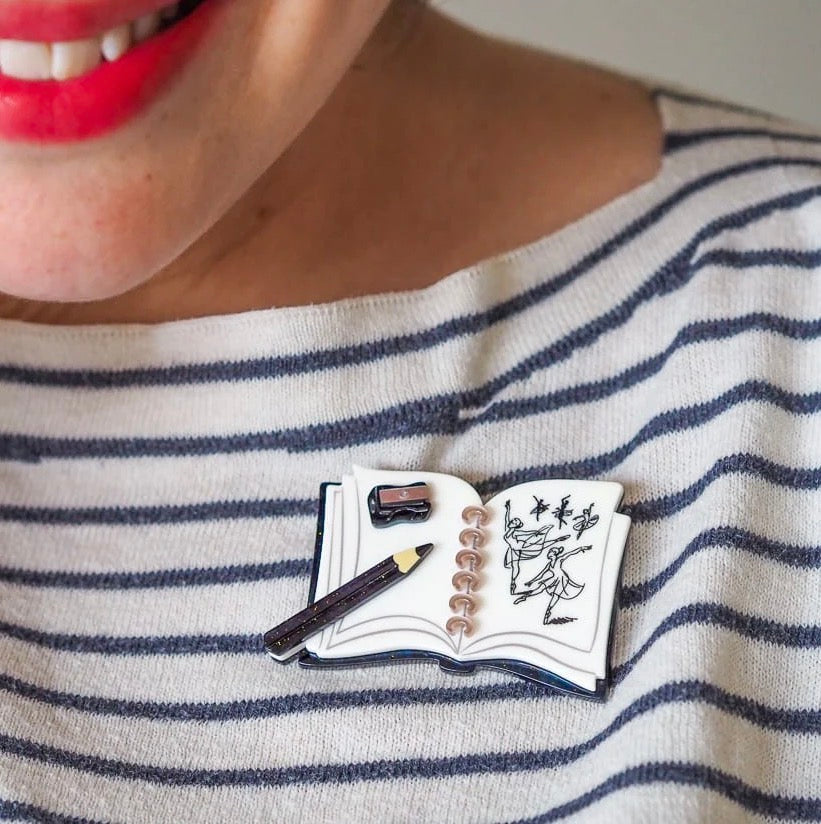 Erstwilder “The Daily Sketch” Brooch – Arts & Crafts Collection (2026)