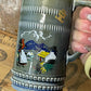 Wade Irish Porcelain Pottery Blue Green Stein Tankard Beer Ireland