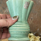 Vintage Australian Diana Pottery Small Green Vase