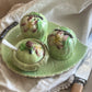 Vintage Carlton Ware Apple Blossom Cruet Set – Salt, Pepper & Mustard on Leaf Tray