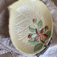 Vintage Carlton Ware Apple Blossom Leaf Dish – Small Hand-Painted Floral Plate
