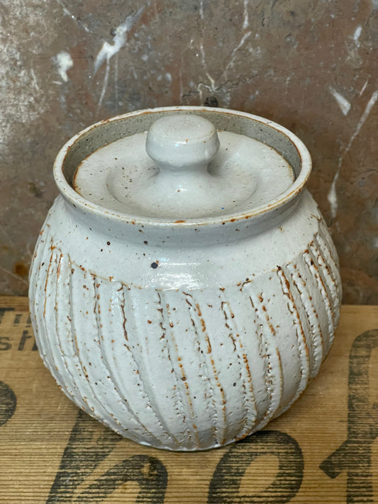 Handcrafted Australian Pottery Small Sour Dough Crock