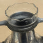 Antique German Art Nouveau Silver-Plated Vase with Glass Insert – c.1900