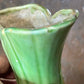Vintage 1940s Australian Diana Pottery Medium Green Drip Glaze Vase