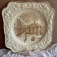 Vintage Crown Ducal ‘Florentine’ Square Plate – Royal Exchange Scene – England