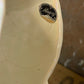 Vintage 1950s Lustreware Swan Planter – White with Pink Sheen & Gold Detail, Mingay