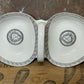 Vintage Trent & Dunne Twin Bowl Dish with Greek Key & Lion Medusa Design