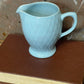 Vintage English Blue Diamond Point Jug – c.1950s