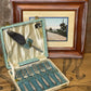 Vintage Arthur Price set of cake forks and server