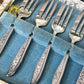 Vintage Arthur Price set of cake forks and server