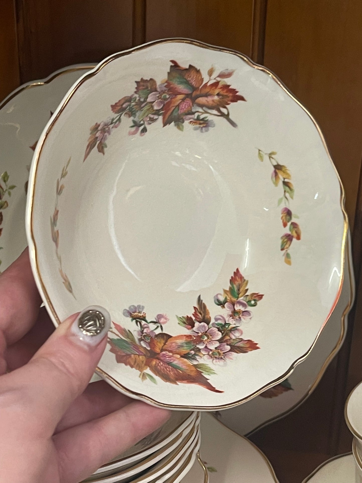 1930s Royal Doulton Wilton Dinner Set (Pattern D6226) – Vintage English China (40 Pieces)