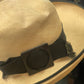 Vintage Straw Hat – Wide Brim with Black Band (c.1980s–90s)