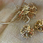 Vintage Sarah Coventry Style Rhinestone Brooch & Clip-On Earrings Set (c.1960s–70s)