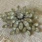 Vintage Rhinestone Spray Brooch – Mid Century Statement Piece (c.1950s–60s)