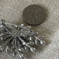 Vintage Rhinestone Spray Brooch – Mid Century Statement Piece (c.1950s–60s)