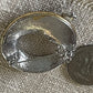 Vintage Gold Tone & Rhinestone Crescent Brooch (c.1960s–70s)