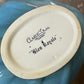Vintage Carlton Ware Bleu Royale Leaf Shape Bowl – Made in England