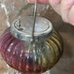 Vintage 1960s Sanyu Japan Harlequin sugar bowl
