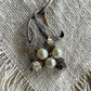 Vintage Sterling Silver & Pearl Floral Brooch – c.1950s–60s