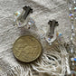 Vintage Aurora Borealis Crystal Necklace & Clip-On Earrings Set – c.1950s–60s