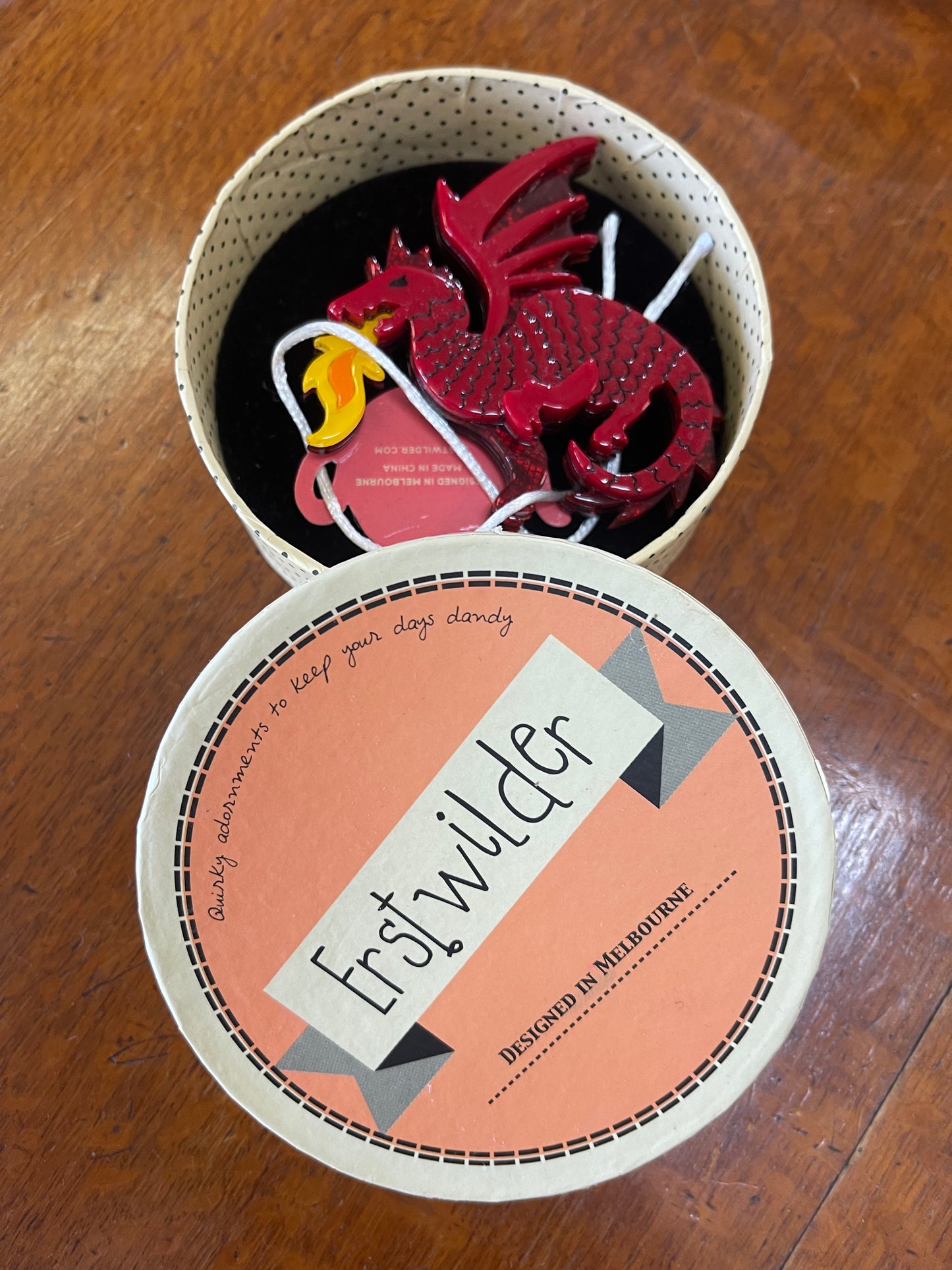 Reign of Fire  Dragon Brooch by Erstwilder and Sally Land (2018)