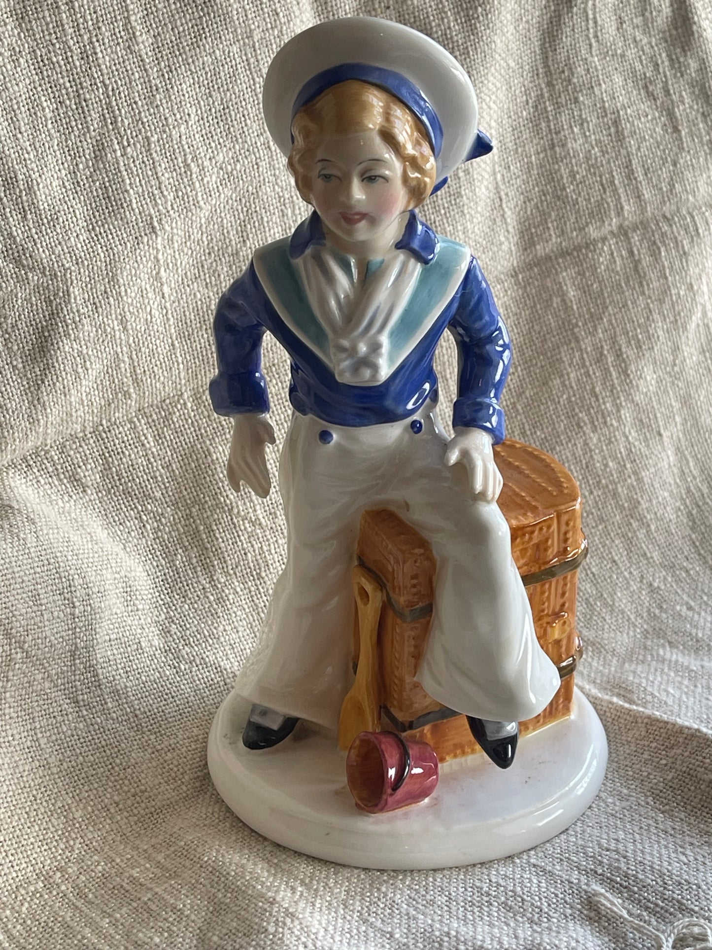 Vintage “Thursday’s Child” English Bone China Figurine – Francesca Art, Staffordshire