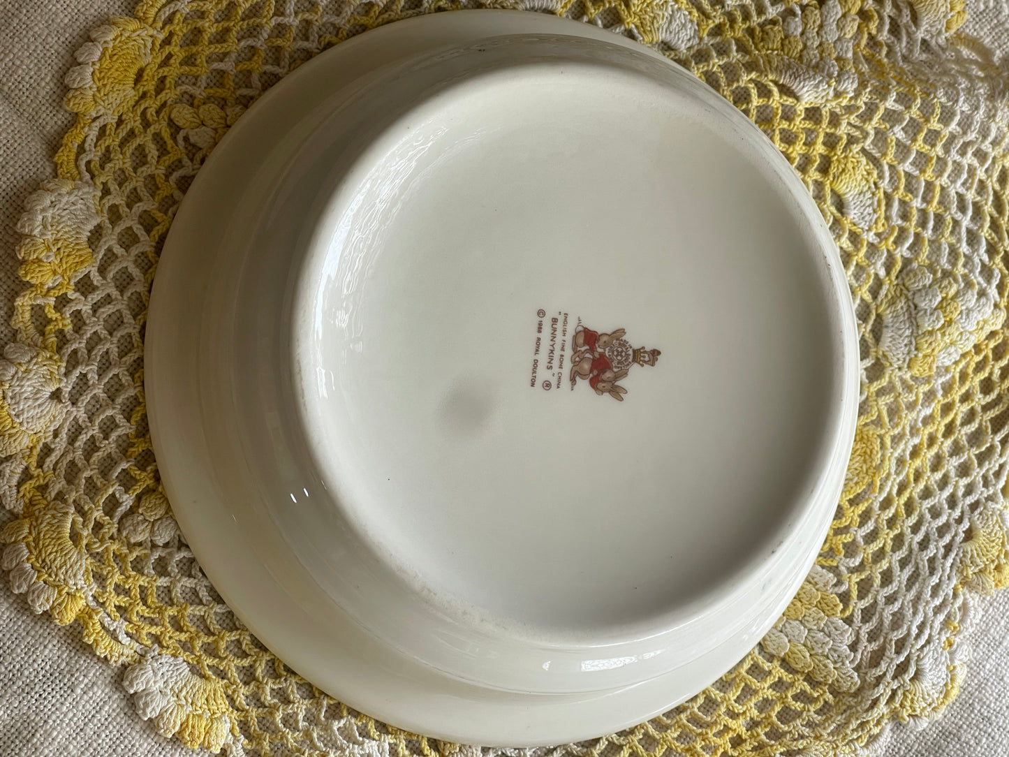 Vintage Royal Doulton Bunnykins Bowl – Early English Nursery China (c.1950s–60s)