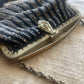 1920s Art Deco Beaded Evening Purse – Cut Steel Fan Design