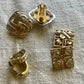 Vintage Clip-On Earring Set – Sarah Coventry & Gold Tone Styles (3 Pairs)