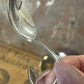 Vintage silver plate baby gift, mug, spoon and food pusher