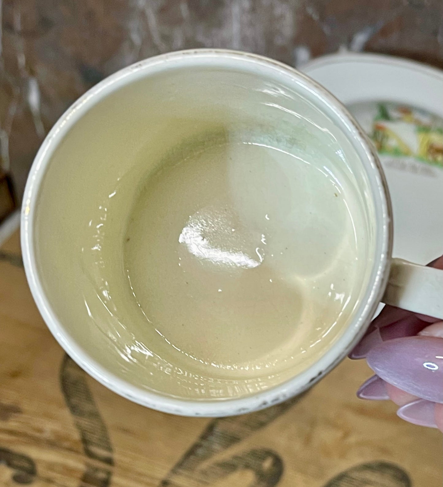 Antique Bilton’s Nursery Rhyme Child’s Mug & Bowl Set – Little Bo Peep & Humpty Dumpty (England, c.1930s–40s))