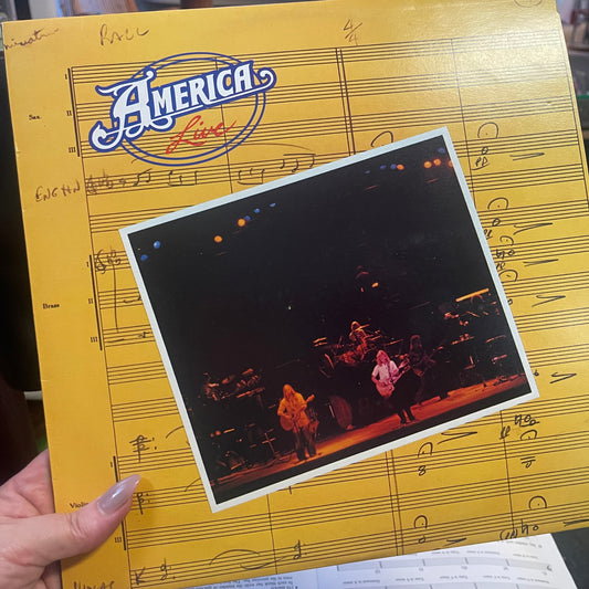 America – Live (1977) Vintage Vinyl LP