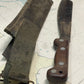1965 Australian Military Machete & Sheath – MA65 Issue with Sharpening Stone