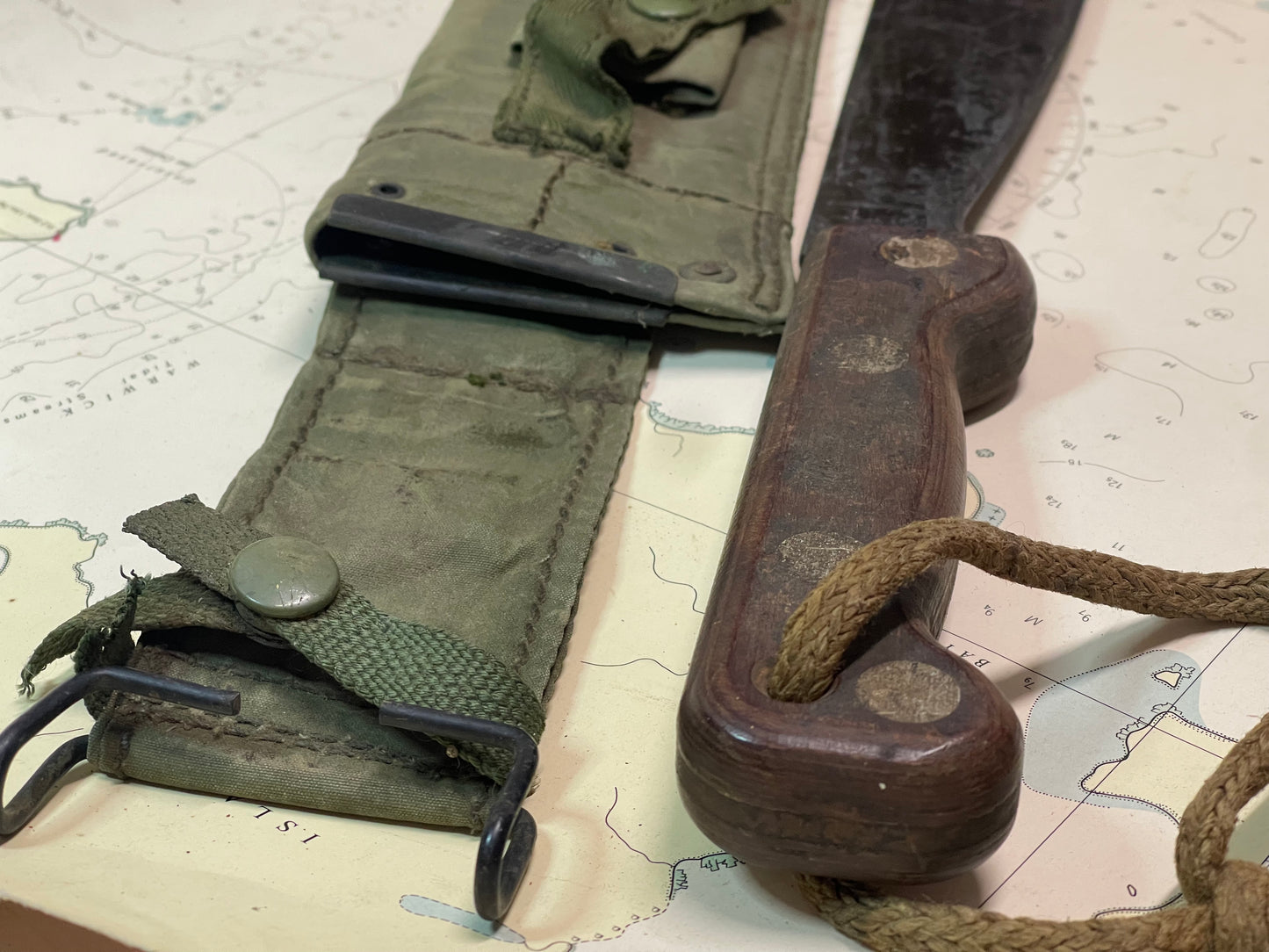 1972 Australian Military Machete & Sheath – MA72 with Broad Arrow Mark