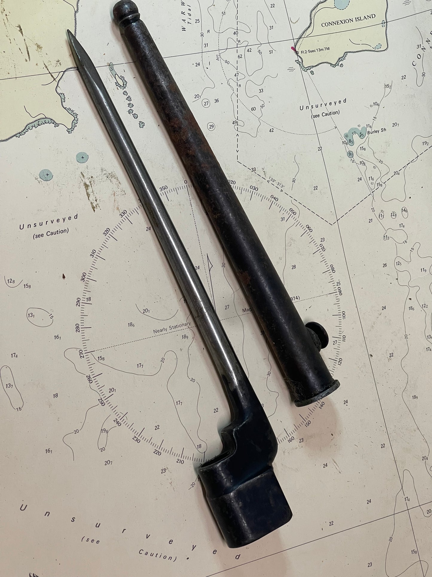 WWII British No.4 Mk II Spike Bayonet (Lee-Enfield Rifle)