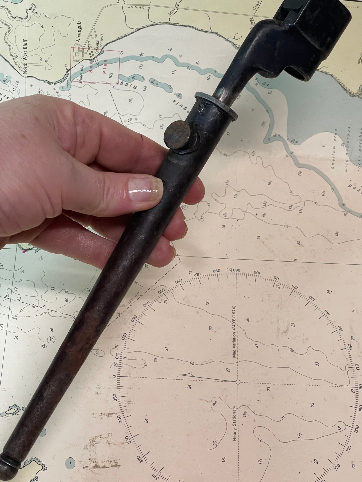 WWII British No.4 Mk II Spike Bayonet (Lee-Enfield Rifle)