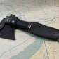 Vintage Military Field Hatchet & Knife Set with Leather Sheath (c.1940s–50s)